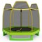 Mini Trampoline for Kids with Safety Net Foam Poles Steel Frame Bounce Jumper for Indoor Outdoor